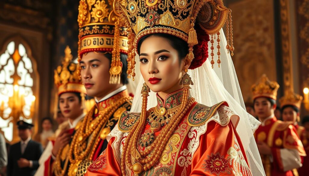 pakaian adat sebagai simbol status