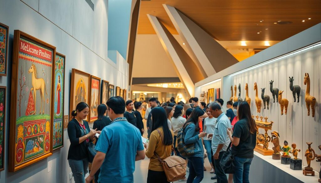 seni modern dan tradisional